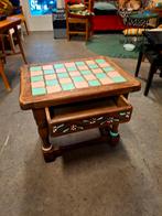 Vintage Bijzettafel met Lade, Ophalen