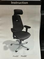 Kinnarps Plus 6780 Bureaustoel. Ergonomisch zwart wit motief, Huis en Inrichting, Bureaustoelen, Ophalen, Zwart, Nieuw, Bureaustoel