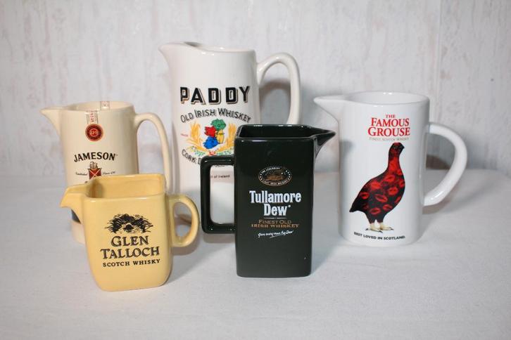 whiskey waterkan 5 stuks, Verzamelen, Merken en Reclamevoorwerpen, Zo goed als nieuw, Gebruiksvoorwerp, Ophalen