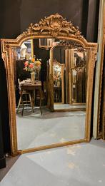 Antieke schouwspiegel/ kuifspiegel.., Ophalen of Verzenden, Rechthoekig, Minder dan 50 cm