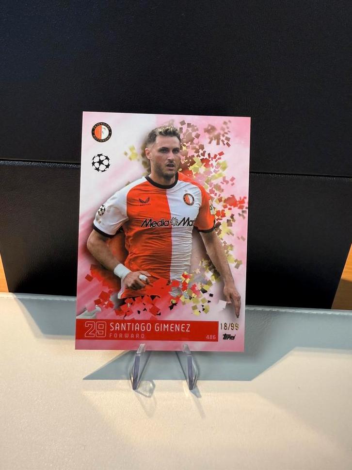 Santiago Gimenez Topps Champions League 18/99, Verzamelen, Sportartikelen en Voetbal, Nieuw, Spelerskaart, Ophalen of Verzenden