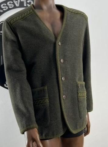 Pierre Cardin, groen, heren colbert. Maat L/52, Kleding | Heren, Kostuums en Colberts, Zo goed als nieuw, Maat 52/54 (L), Groen