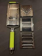 Keukenrasp met 4 verwisselbare raspen, Ophalen of Verzenden, Gebruikt