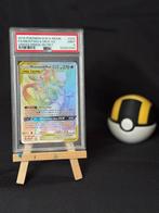 Mewtwo & Mew Tag Team GX PSA 9 | Rainbow | Unified Minds 242, Ophalen of Verzenden, Zo goed als nieuw, Losse kaart, Foil