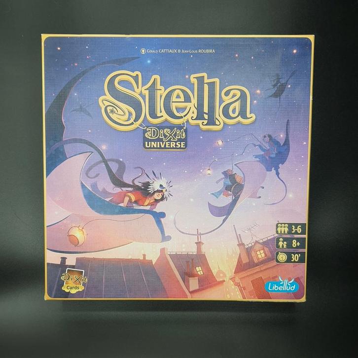 Stella (Dixit Universe), Hobby en Vrije tijd, Gezelschapsspellen | Bordspellen, Zo goed als nieuw, Vijf spelers of meer, Ophalen of Verzenden