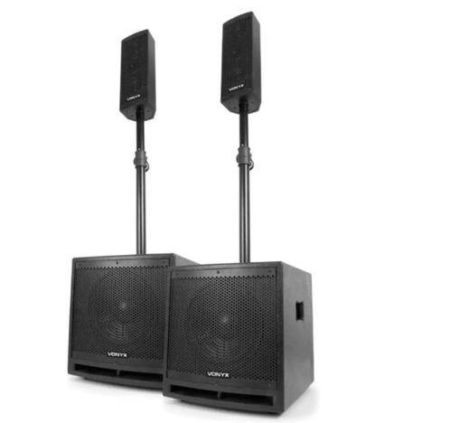 dj speakers - 1000 watt, Audio, Tv en Foto, Luidsprekers, Gebruikt, Complete surroundset, 120 watt of meer, Overige merken, Ophalen