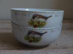 Servies, THEO, Tuinvogels TJILP en TWIET, zo goed als nieuw, Huis en Inrichting, Keuken | Servies, Overige typen, Ophalen of Verzenden