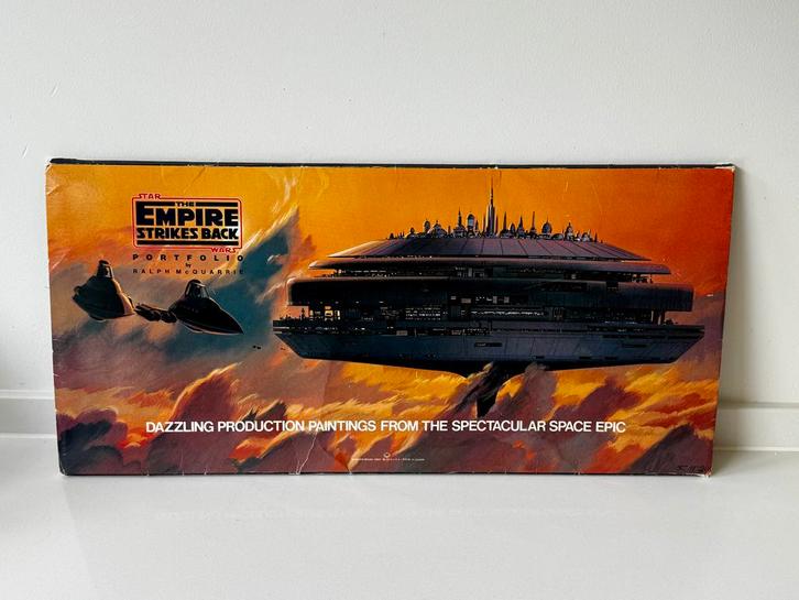 Vintage Star Wars Artbook: The Empire Strikes Back Portfolio, Verzamelen, Star Wars, Gebruikt, Boek of Poster, Ophalen of Verzenden