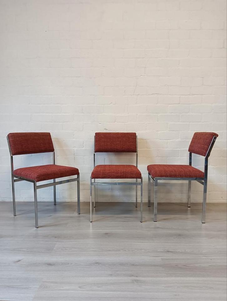 Vintage Stoelen Set van 3 Pastoe, Antiek en Kunst, Antiek | Meubels | Stoelen en Banken, Ophalen