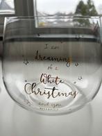 Riverdale Vaas met Kersttekst, Ophalen, Overige kleuren, Minder dan 50 cm, Glas