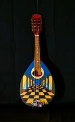 Unieke handgeschilderde mandoline, Muziek en Instrumenten, Snaarinstrumenten | Mandolines, Ophalen of Verzenden, Zo goed als nieuw