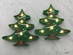 2 Kerstboompjes met verlichting maken, dmv Diamond Painting!, Ophalen of Verzenden, Nieuw