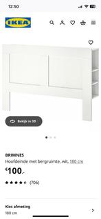 IKEA Brimnes hoofdbord - gratis, Huis en Inrichting, Ophalen, Gebruikt, Wit, Tweepersoons