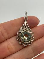 A539 Prachtige zilveren filigrain hanger, Ophalen of Verzenden, Zilver, Hanger