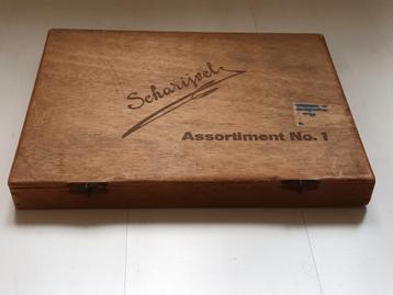 Antieke Scharijvel Sigarenkist - Assortiment No. 1 beschikbaar voor biedingen