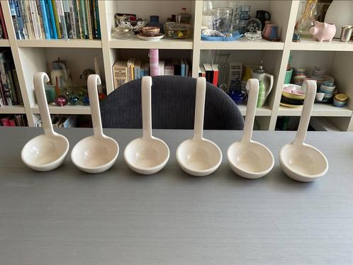 6x Royal Boch Royal Multiple Spoons voor amuses, snacks, …, Huis en Inrichting, Keuken | Keukenbenodigdheden, Zo goed als nieuw