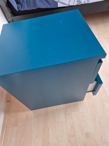Ikea Malm nachtkastje - Teal / Petrol kleur - afbeelding 6