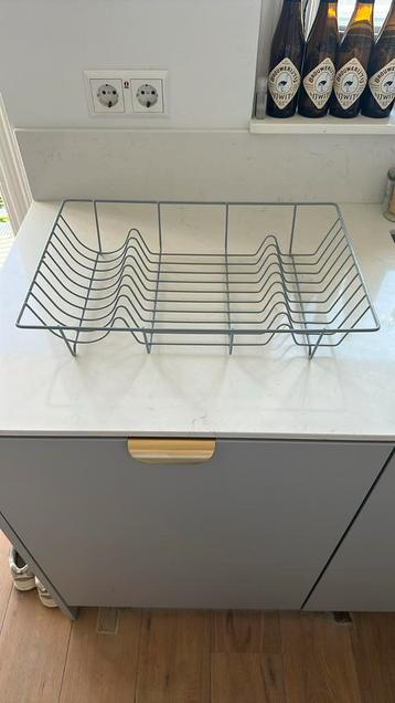 Afdruiprek afwas lichtgrijs 48x32 cm beschikbaar voor biedingen