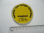 sticker oud Veghel Cor Lange auto banden garage retro, Overige typen, Zo goed als nieuw, Verzenden