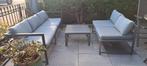 Aluminium Loungeset met Tafel, Tuin en Terras, Tuinsets en Loungesets, Ophalen, 5 zitplaatsen, Gebruikt, Aluminium