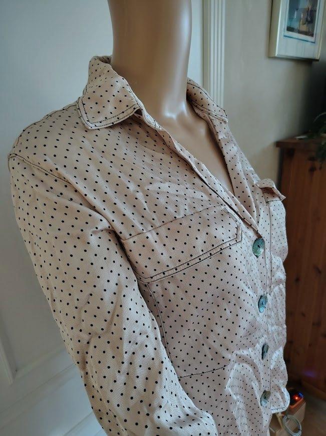 Blouse van Massimo Dutti, Kleding | Dames, Blouses en Tunieken, Zo goed als nieuw, Maat 38/40 (M), Blauw, Verzenden