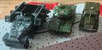 Lot 3 Oude Legervoertuigen tank 1x Corgi toys 2x Matchbox, Ophalen of Verzenden, Gebruikt, Overige typen