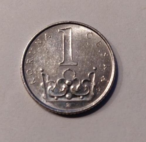 Munt: 1 Tsjechische kronen 2001 [5904]  [PoMuNi], Postzegels en Munten, Munten | Europa | Niet-Euromunten, Losse munt, Overige landen