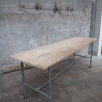 Steigerhouten tafel, Huis en Inrichting, Tafels | Eettafels, Ophalen, Gebruikt, 200 cm of meer, 50 tot 100 cm
