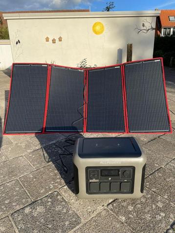1800W Powerstation 1152Wh + 300w Zonnepaneel Thuisbatterij beschikbaar voor biedingen