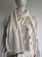 Liu Jo shawl. Crème/pompoentjes., Verhip-vintage.nl, Nieuw, Ophalen of Verzenden, Info@verhip-vintage.nl