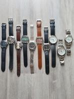 Partij Herenhorloges allen automaat en lopend!!, Sieraden, Tassen en Uiterlijk, Horloges | Heren, Overige merken, Staal, Ophalen of Verzenden