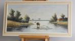 C. Meertens - Landschap met Molen, Antiek en Kunst, Kunst | Schilderijen | Klassiek, Ophalen