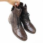 Zeer Mooie Leren Fantasy Enkellaarsjes -s6 (Maat 37) € 60,-, Overige kleuren, Ophalen of Verzenden, Zo goed als nieuw, Fantasy