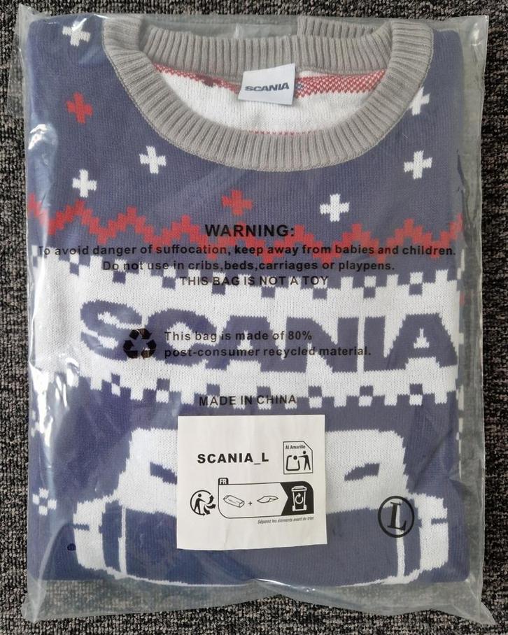 Scania Trui - Maat L - NIEUW, Kleding | Heren, Truien en Vesten, Nieuw, Maat 52/54 (L), Ophalen of Verzenden