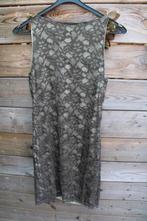 Jurk kaki kant Opera mt 42IT (EU 36) Vaste prijs, Opera, Ophalen of Verzenden, Zo goed als nieuw, Knielengte