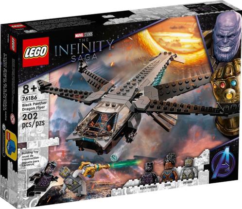 LEGO 76186 Marvel Black Panther Dragon Flyer, Kinderen en Baby's, Speelgoed | Duplo en Lego, Nieuw, Lego, Complete set, Ophalen of Verzenden