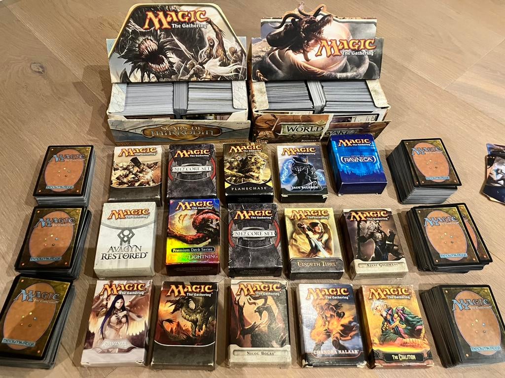 MtG / Magic - bijna. 5,5kg commons en uncommons, Ophalen of Verzenden, Gebruikt, Meerdere kaarten