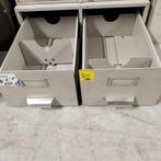Industriële stalen ladekast - kaartenbak - 2 laadje- Retro, Huis en Inrichting, Ophalen of Verzenden, 25 tot 50 cm, Minder dan 100 cm