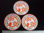 3x sticker nederlands mfo detachement sinai logo embleem, Verzamelen, Verzenden, Zo goed als nieuw, Bedrijf of Vereniging