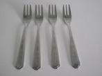 4 RVS Octo collection taartvorkjes 12 cm Paris inox ook p st, Ophalen of Verzenden