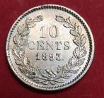 10 cent 1893. Pr., Zilver, Ophalen of Verzenden, 10 cent, Koningin Wilhelmina