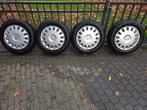 Michelin alpin  winterbanden 4 stuks met stalen velg, 15 inch, Banden en Velgen, Winterbanden, Ophalen of Verzenden