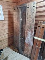 Oude beuken werkbank l200b90h81, Ophalen, Gebruikt, Bankschroef