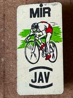 Vintage MIR JAV Speldje Wielrenner, Ophalen of Verzenden, Gebruikt, Sport, Speldje of Pin