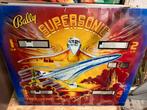 Supersonic backglass Pinball Flipperkasten, Ophalen, Zo goed als nieuw, Onderdeel of Defecte kast