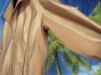 goud faux leather imitatieleren  jas mt L Calvin Klein, Calvin Klein, Ophalen of Verzenden, Gedragen, Maat 38/40 (M)