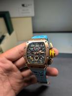 Richard mille 11-03 rose Tiffany blauw, Sieraden, Tassen en Uiterlijk, Horloges | Heren, Ophalen of Verzenden, Nieuw, Staal, Overige merken
