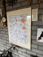 Schilderij met aluminium rand., Antiek en Kunst, Ophalen