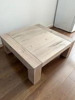 Eikenhouten salon tafel, 50 tot 100 cm, Minder dan 50 cm, Gebruikt, Rechthoekig