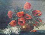 prachtig stilleven met papavers, Antiek en Kunst, Kunst | Schilderijen | Klassiek, Ophalen of Verzenden